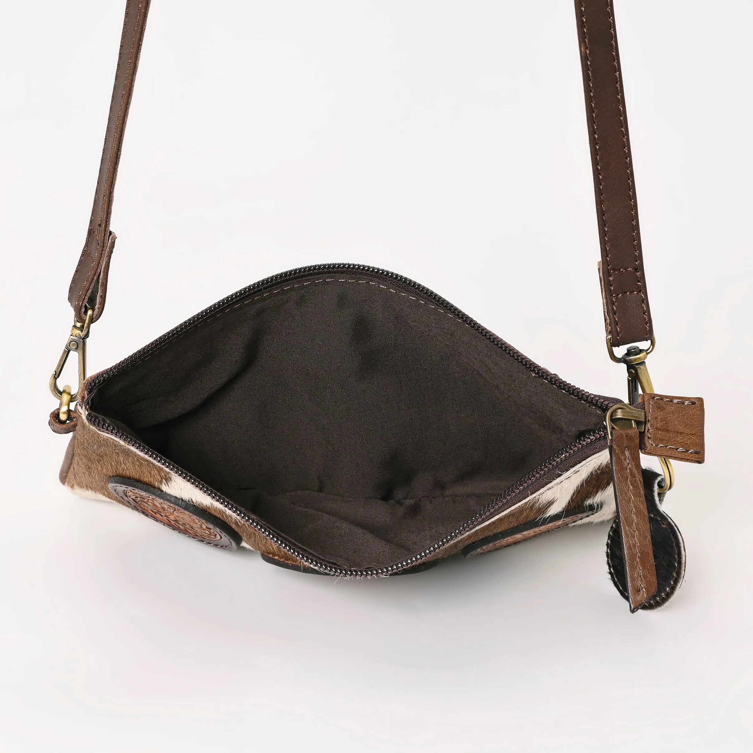 A&A-989  Montana West Hair-On Cowhide Collection Clutch/Crossbody