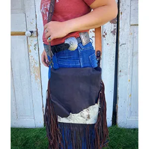 American Darling Leather Fringe Bag