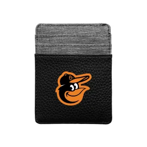 Baltimore Orioles Pebble Front Pocket Wallet