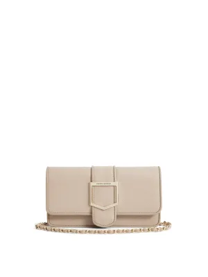 Belmont Clutch - Stone Leather