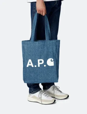 Carhartt-WIP x A.P.C. Tote Bag - Washed Indigo