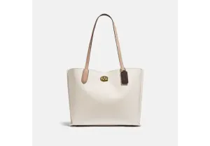 Coach Willow Tote In Colorblock