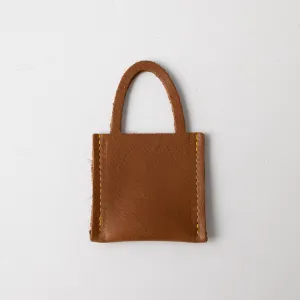 Cognac Cypress Tiny Tote