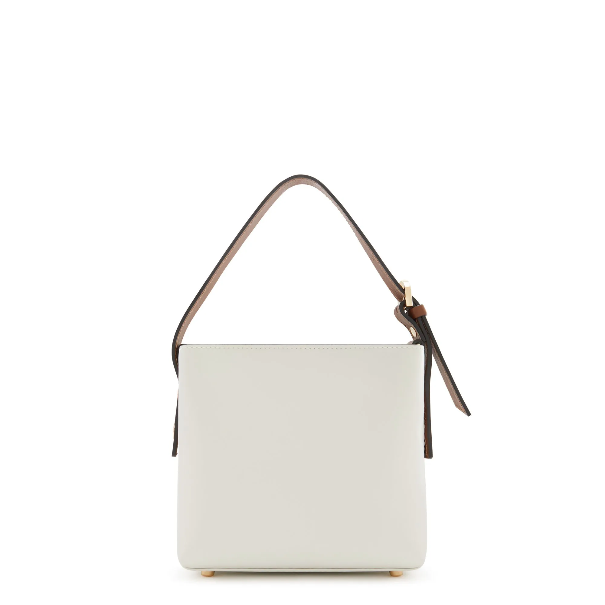 Authentic Honoré Adriane Mini White Calfskin Leather Handbag