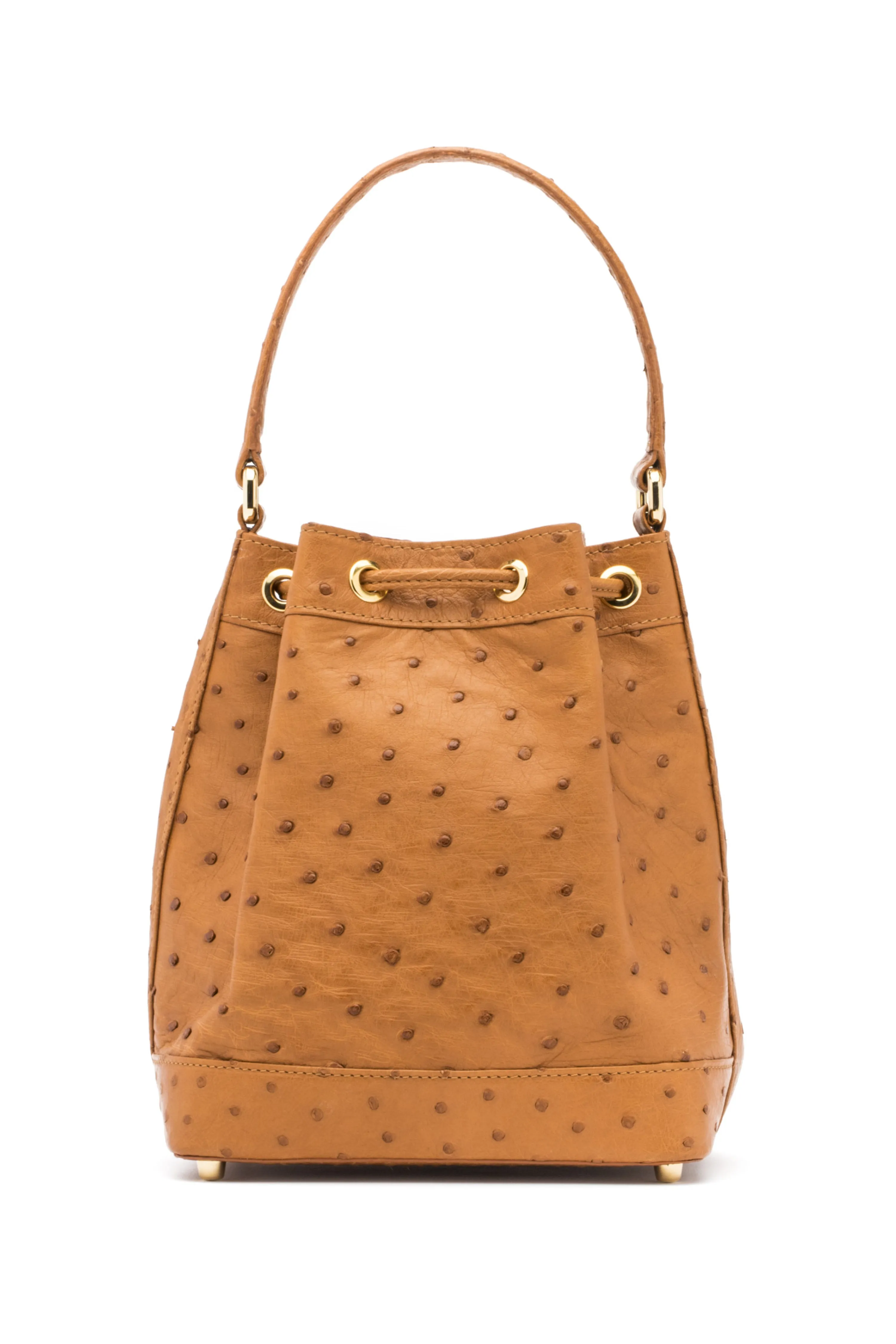 Isla Tote in Cognac Ostrich