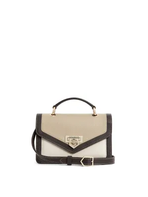 Loxley Mini Cross Body Bag - Neutral Tri-Color Leather