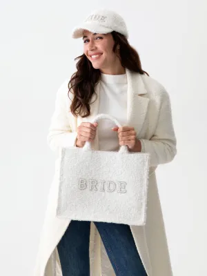 Shiraleah "Bride" Boucle Tote, Ivory