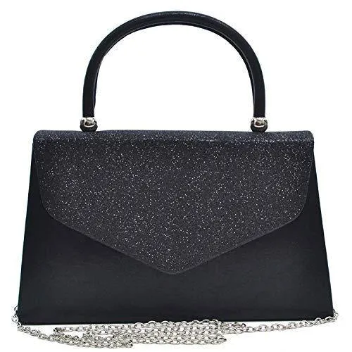 Women's Evening Bag Party Wedding Purses Cocktail Prom with Frosted Glittering l Dasein